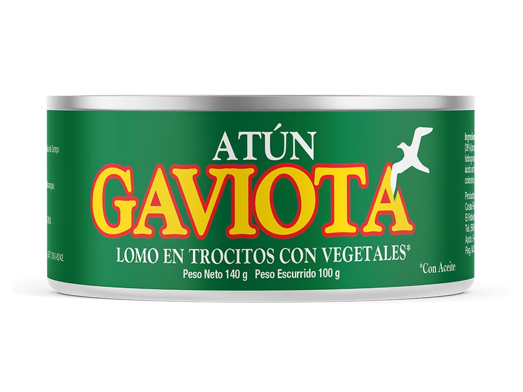 Gaviota Atún trocitos en aceite 140g