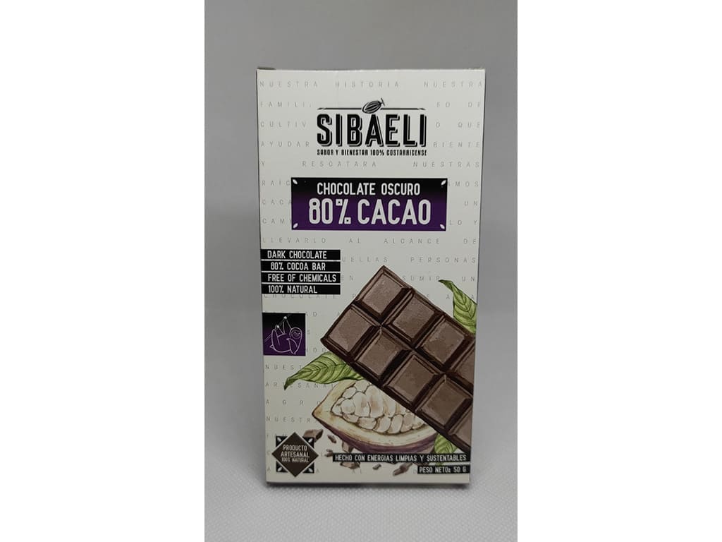 Tableta de chocolate 80% cacao