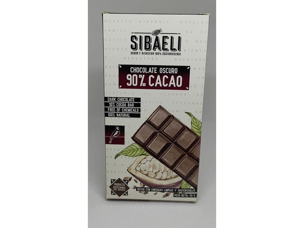 Tableta de chocolate 90% cacao