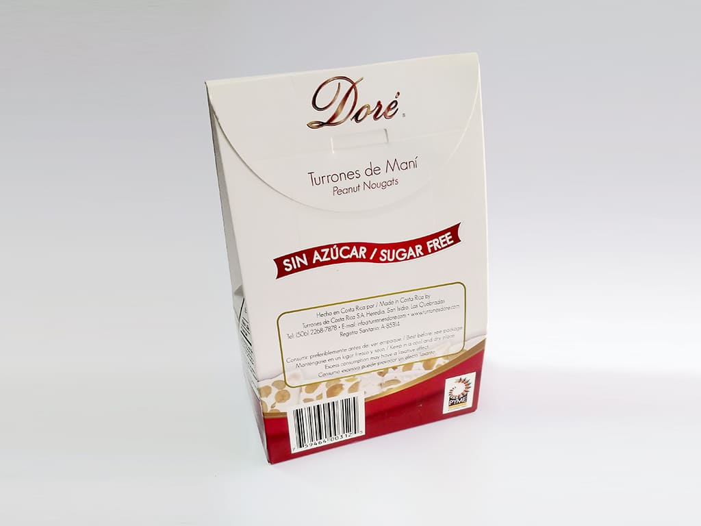 Sugar free peanut nougat 120g Doré