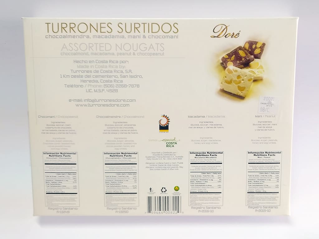 Turrones Surtidos 160g Doré