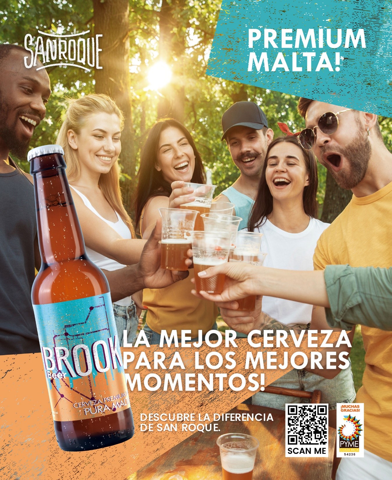 CERVEZA BROOK PURA MALTA