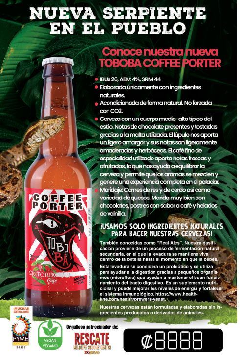CERVEZA TOBOBA COFFEE PORTER