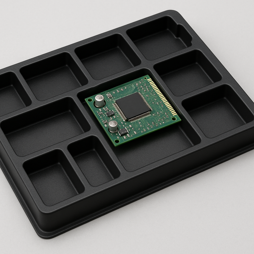 Envases plásticos antiestáticos ESD